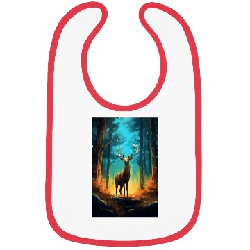 Discover Deer In The Forest Mysterious Bibs