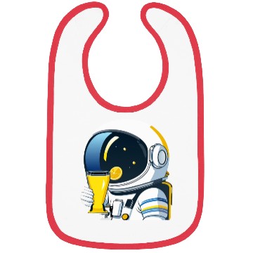 Discover astronaut drinks lemon tea Bibs