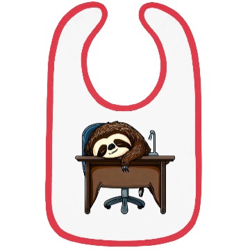 Discover Sloth at the Office: For those who adore lazing Bibs