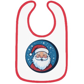 Discover Vintage Santa Smiles Christmas Cheer Bibs