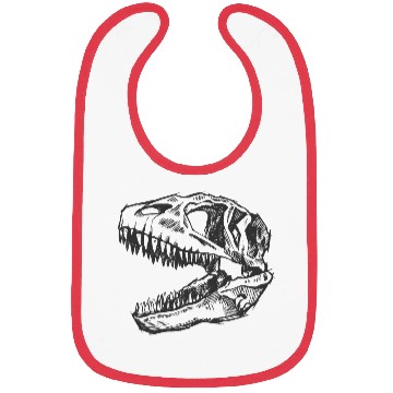 Discover Carcharodontosaurus skull Bibs