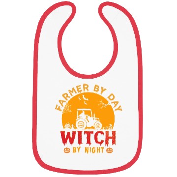 Discover Farmer By Day Witch By Night Bibs