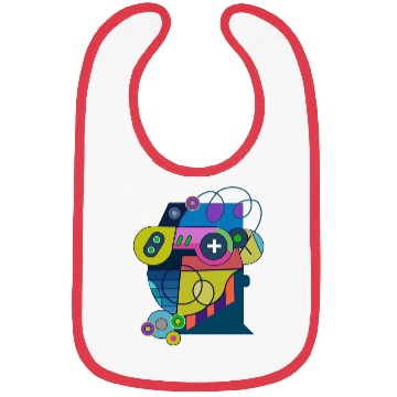 Discover gaming boy. games art Bibs