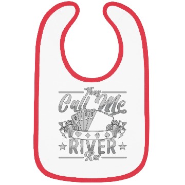 Discover Poker Dice They Call Me River Rat Loves Card Game Bibs