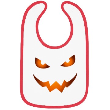 Discover Scary Jack O Lantern Pumpkin Face Halloween Bibs