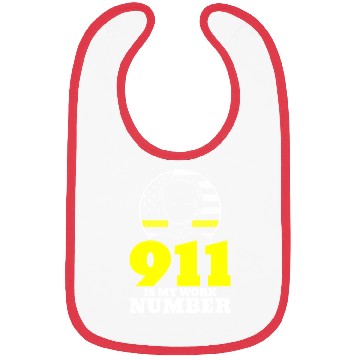 Discover 911 Is My Work Number Dispatcher Emergency Bibs