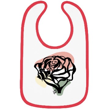 Discover Rose and Bee Doodle Bibs