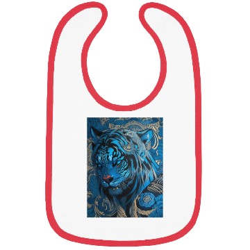 Discover Blue Tiger Bibs