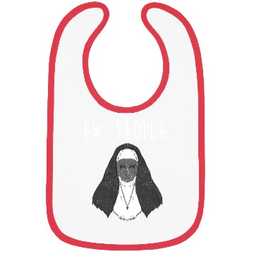 Discover Ew People Scary Nun Bibs