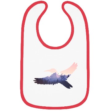 Discover Hummingbird Bird Mountains Fly Nature Paradise Bibs
