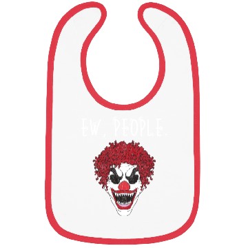 Discover Ew People Scary Clown Bibs