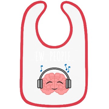 Discover Ew People Brain Headphones Bibs
