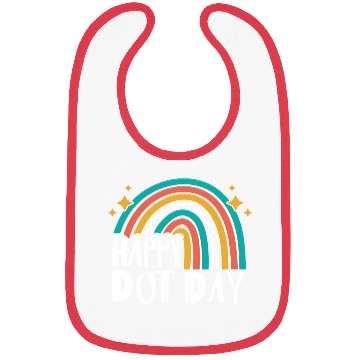 Discover Happy Dot Day Rainbow Polka Dot International Bibs