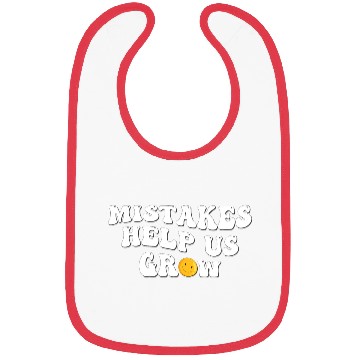 Discover Groovy Mistakes Help Us Grow - Back To School Bibs