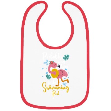Discover Pool Water Flamingo Bibs