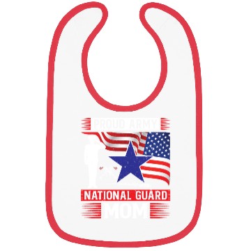 Discover Proud Army National Guard Mom Bibs