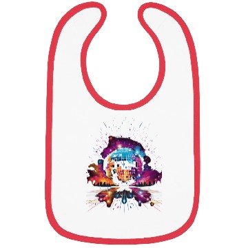 Discover Disco Ball Party Bibs