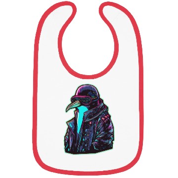 Discover Cyberpunk Penguin Bibs