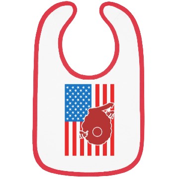 Discover Beekeeping US Flag Bibs
