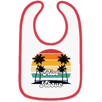 Discover Rise Above with Palm Trees Bibs