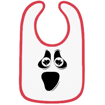 Discover Cute Inlove Ghost Face Bibs