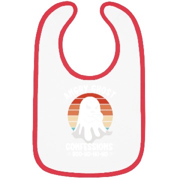 Discover Ghost Hunter Funny Ghost Angry Ghost Halloween Bibs
