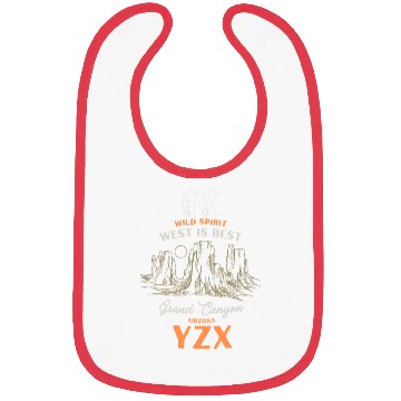 Discover Grand canyon Arizonna, west is best Bibs