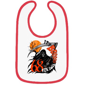 Discover Grim reaper, creepy halloween Bibs