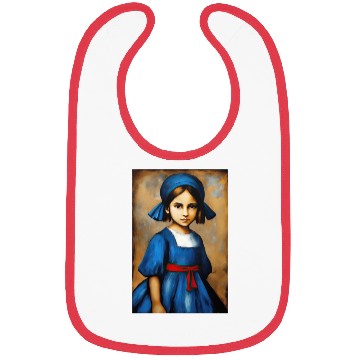 Discover Girl in Blue Dress Bibs
