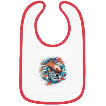 Discover Koi Fish Koi Carp Japanese Koi Garden-Pond funny Bibs