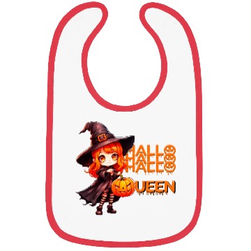 Discover Hallo Queen Redhead Witch Bibs