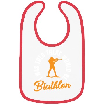 Discover Funny Biathlon Saying Bibs
