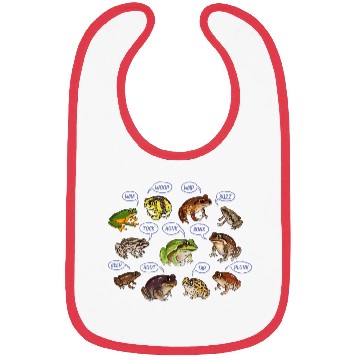 Discover Frog Love Songs Bibs