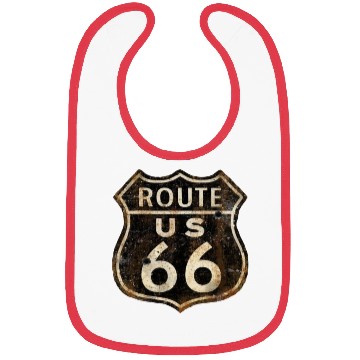 Discover Route 66 vintage sign 2 Bibs