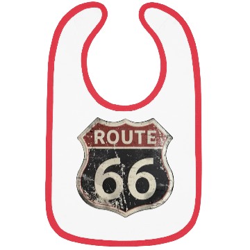 Discover Route 66 vintage sign Bibs