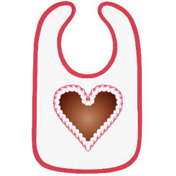 Discover Gingerbread heart folk festival with icing Bibs