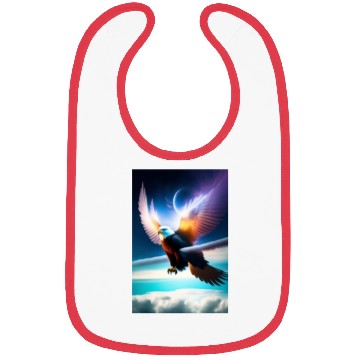 Discover "Embrace Transformation: Crystal Eagle Design" Bibs