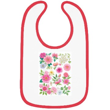 Discover Lavender and Lilac Spring Flowers Bibs