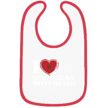 Discover I Love My Moroccan Boyfriend Multi Nationality Bibs