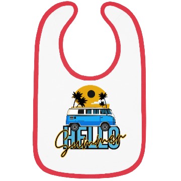 Discover Hello Summer Bibs