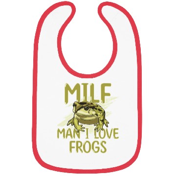 Discover MILF Man I Love Frogs Bibs