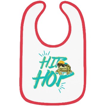 Discover Hip Hop Frog Bibs