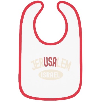 Discover Usa Jerusalem Israel Bibs