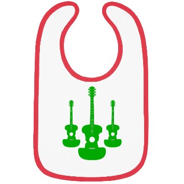 Discover Green Acoustic Guitar Bibs
