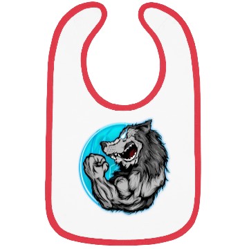 Discover wolf gym Bibs