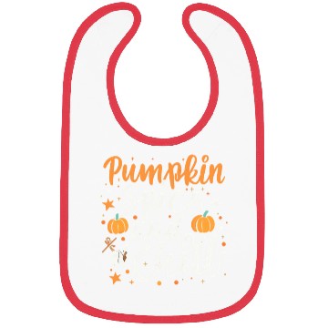 Discover Pumpkin spice and chill halloween gift Bibs