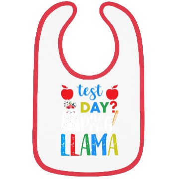 Discover Test Day No Prob-llama Llama Teacher Testing Day Bibs