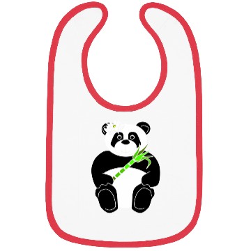 Discover Panda Girl Bibs