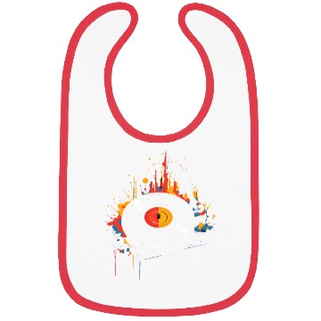 Discover Vinyl Record DJ Turntble Bibs
