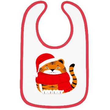 Discover Cute Winter Tiger Cub Bibs